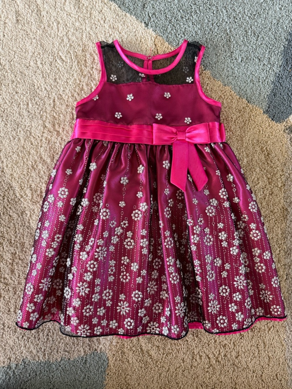 Pink/Black Formal Toddler Dress 2T Love By Special Occasions
